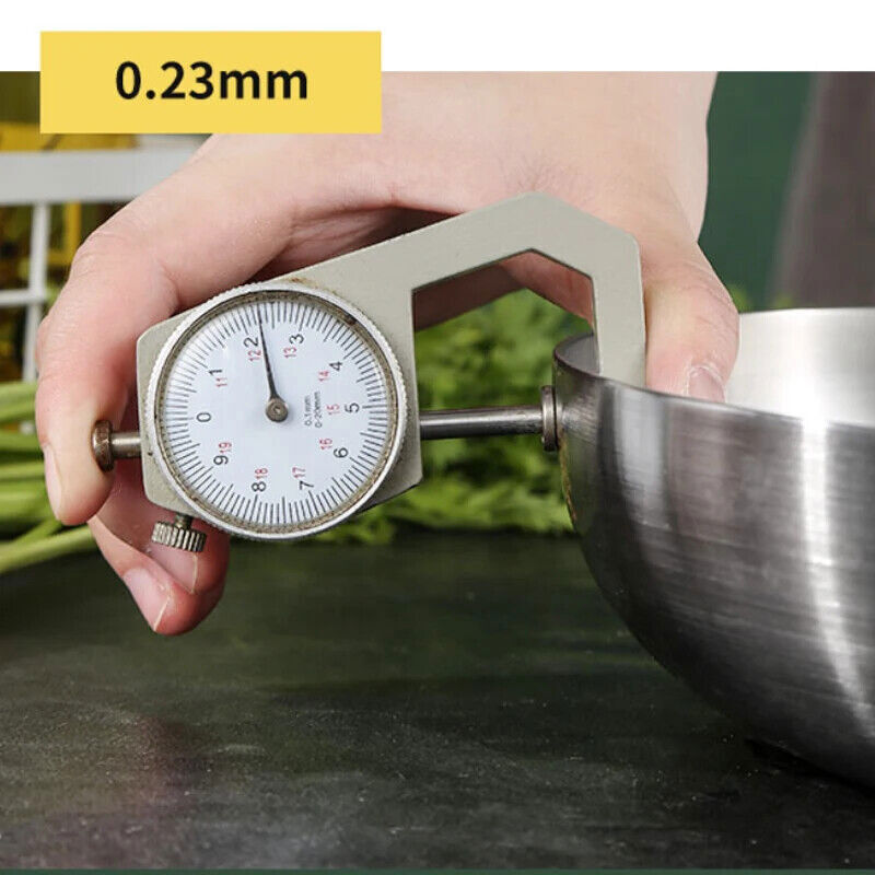 28CM 304 Stainless Steel Frying Pan NonStick Fried Steak Pot Uncoated — image 8