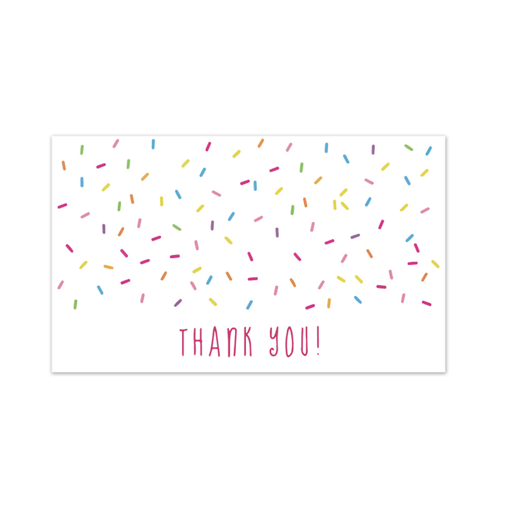 Thank You Card Coated Paper Card