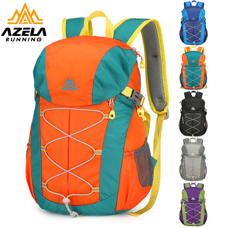AZELA 20L Color Block Hiking Backpack, Lightweight Durable Outdoor Backpack For Camping, Travel, Trekking, Daily Use