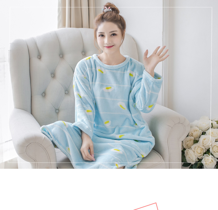 Title 10, Long Sleeves Long Loose Padded Pajamas