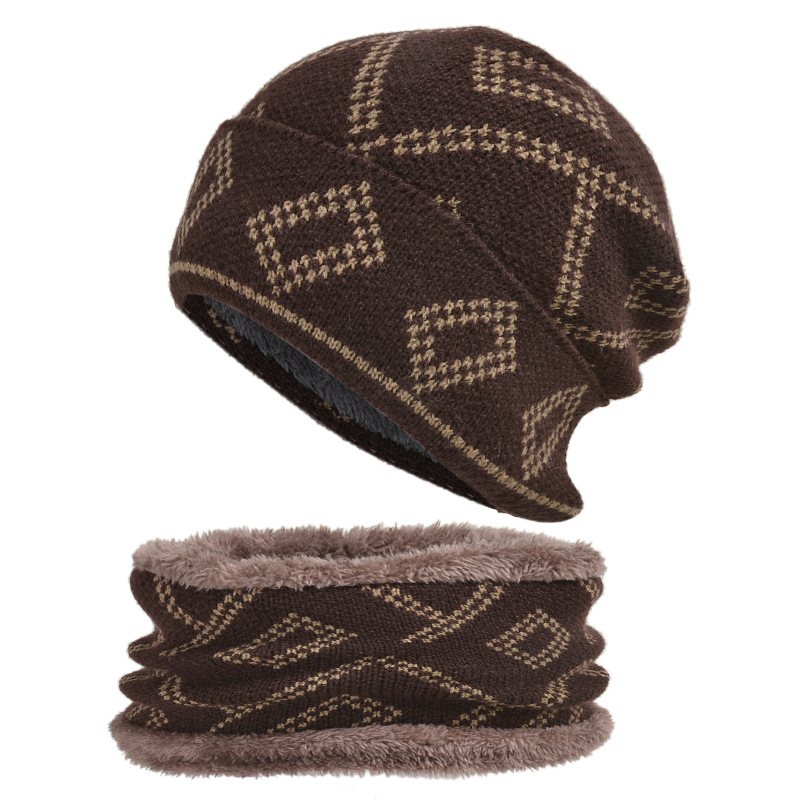 Hedging Hat With Thick Square Pattern To Keep Warm — foto 9