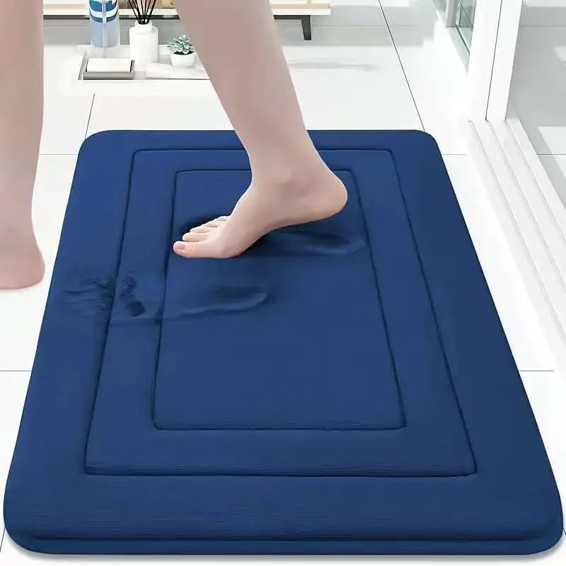 Bathroom Mat With Thickened Memory Foam Anti-Slip