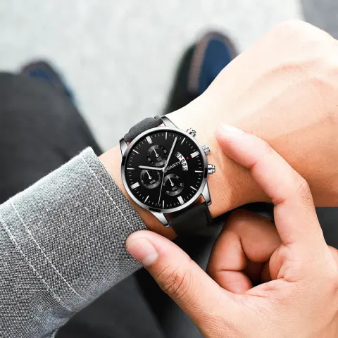 Mens Classic Business Quartz Watches