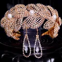 Gold Headdress To Earrings