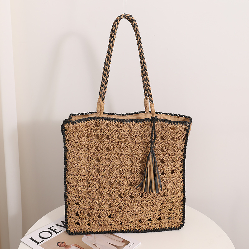 Handmade Woven Bag For Women's Seaside Vacation