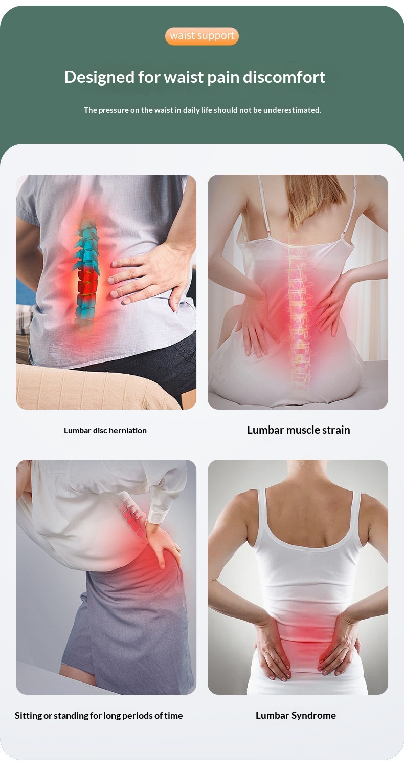 Lightweight And Breathable Lumbar Support Belt For Summer, High Elasticity, Compression Waist Trainer, Abdominal Binder, Dynamic Support For Sports Injuries And Lumbar Support — foto 12