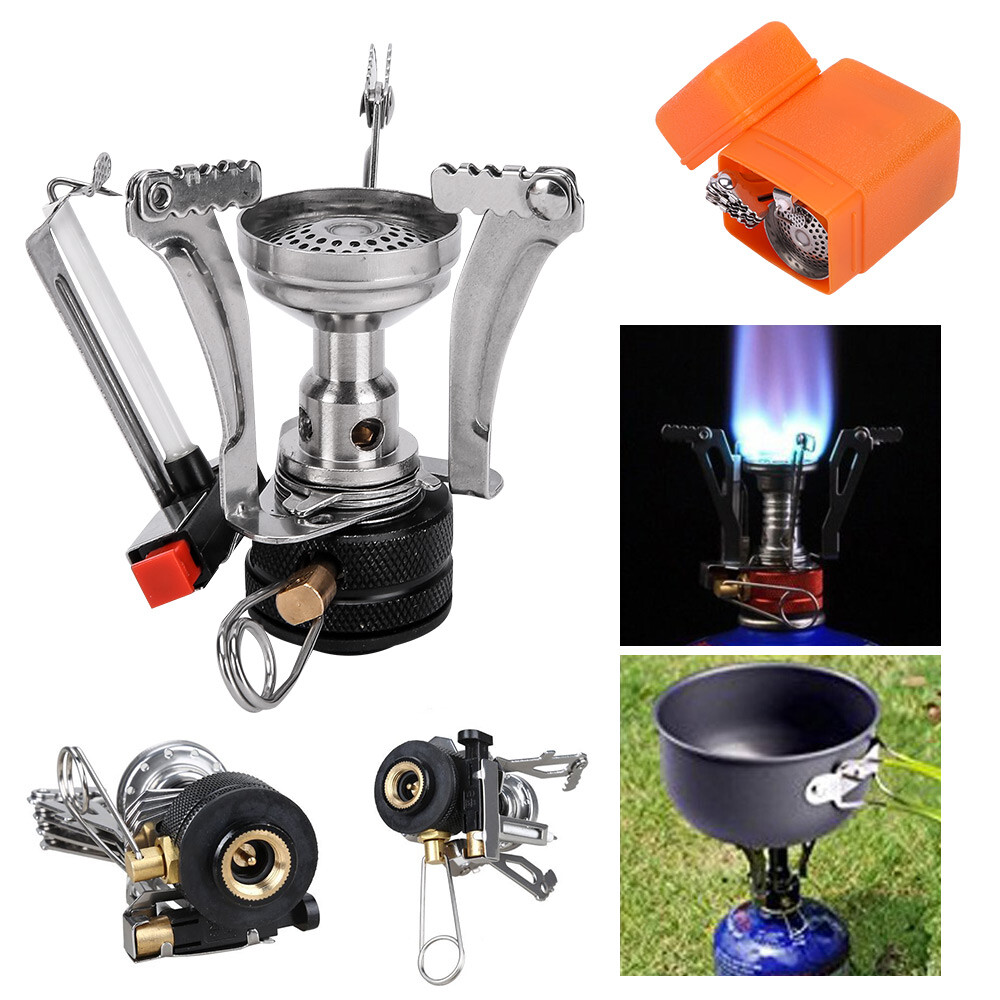 Outdoor Portable Camping Cookware Set Hiking Cooking Pot Gas Stove Tableware Kit, photo 9