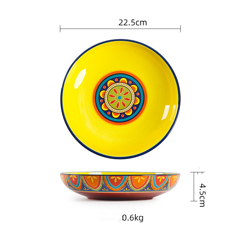 Title 4, Ceramic Salad Pots And Bowls Hand-painted Weste...