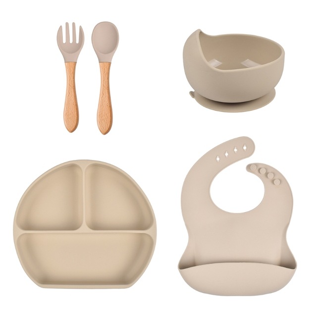 Title 3, Ensemble repas enfant en silicone anti-explosio...