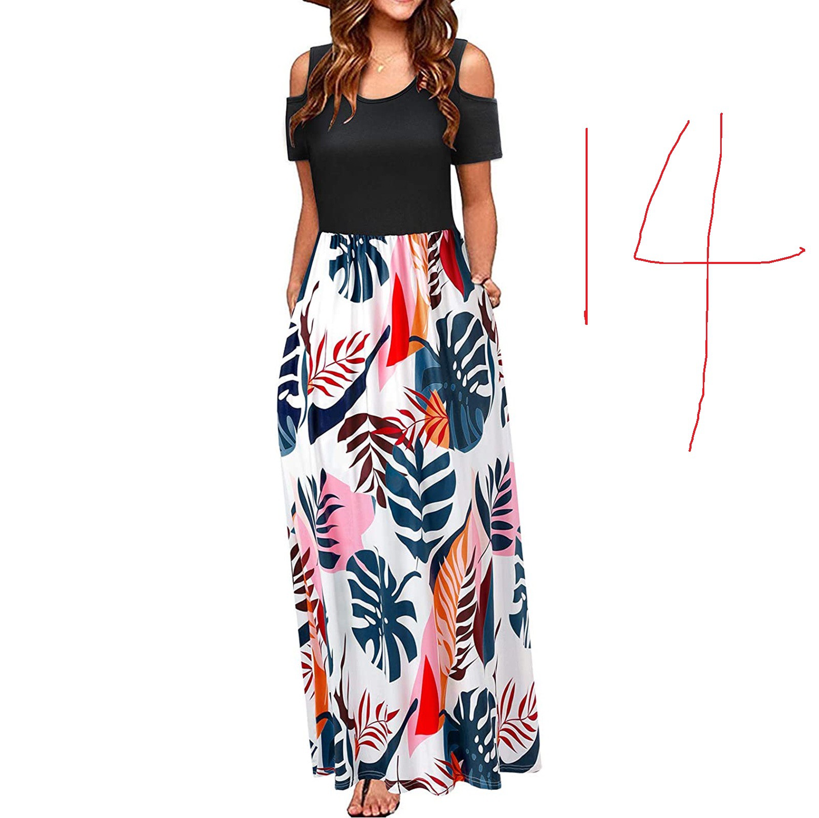 European And American Fashion New Print Women's Suspender Dress White Blue Red Flower - Shop at LoveMi