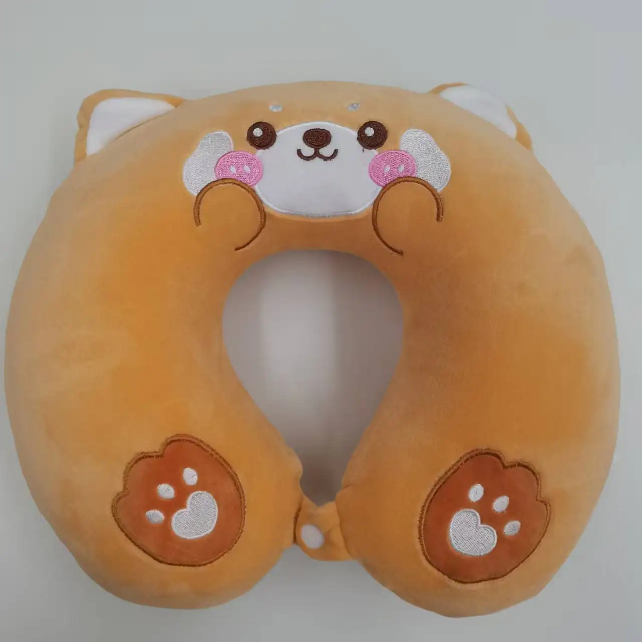 Cute Shy Shiba Inu UShaped Neck Pillow