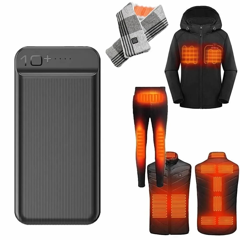 POWER BANK FOR ELECTRIC HEATED VEST JACKET BODY WARMER USB 5V 2A BATTERY PACK UK
