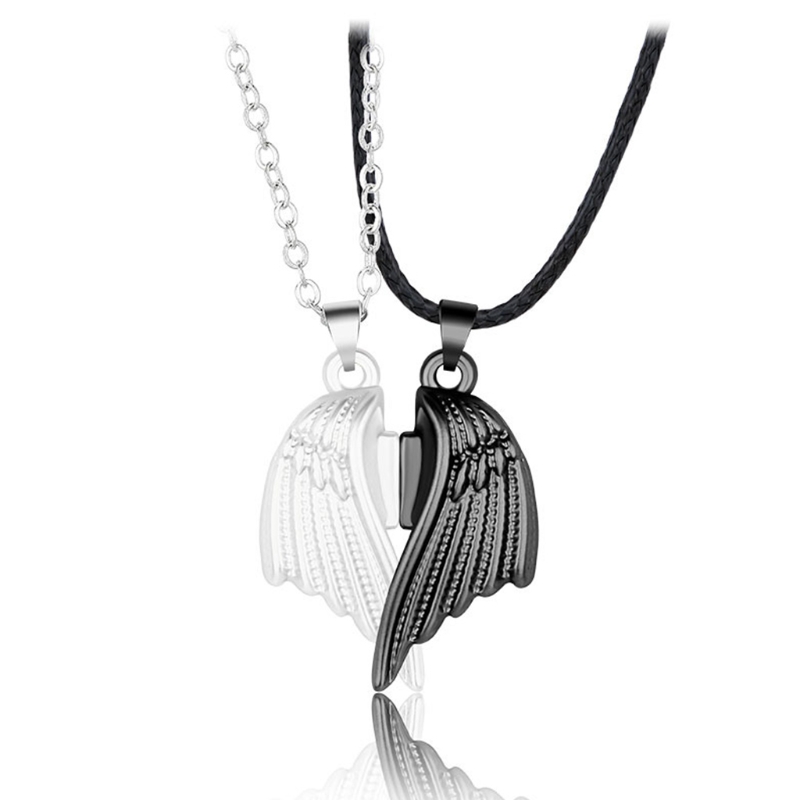 Angel Wings Magnet Attract Couple Necklace