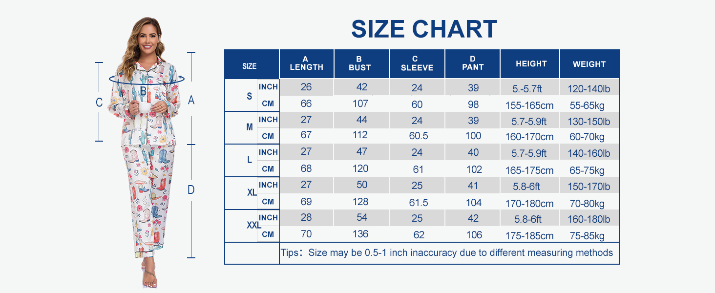 RONGTAI Womens Pajama Sets Button Down Long Sleeve Lapel Shirt With Pocket — image 9
