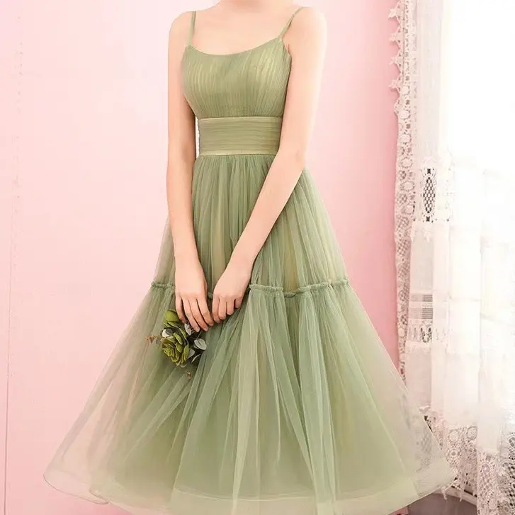 Women's Cotton Evening Dress for Birthday Party