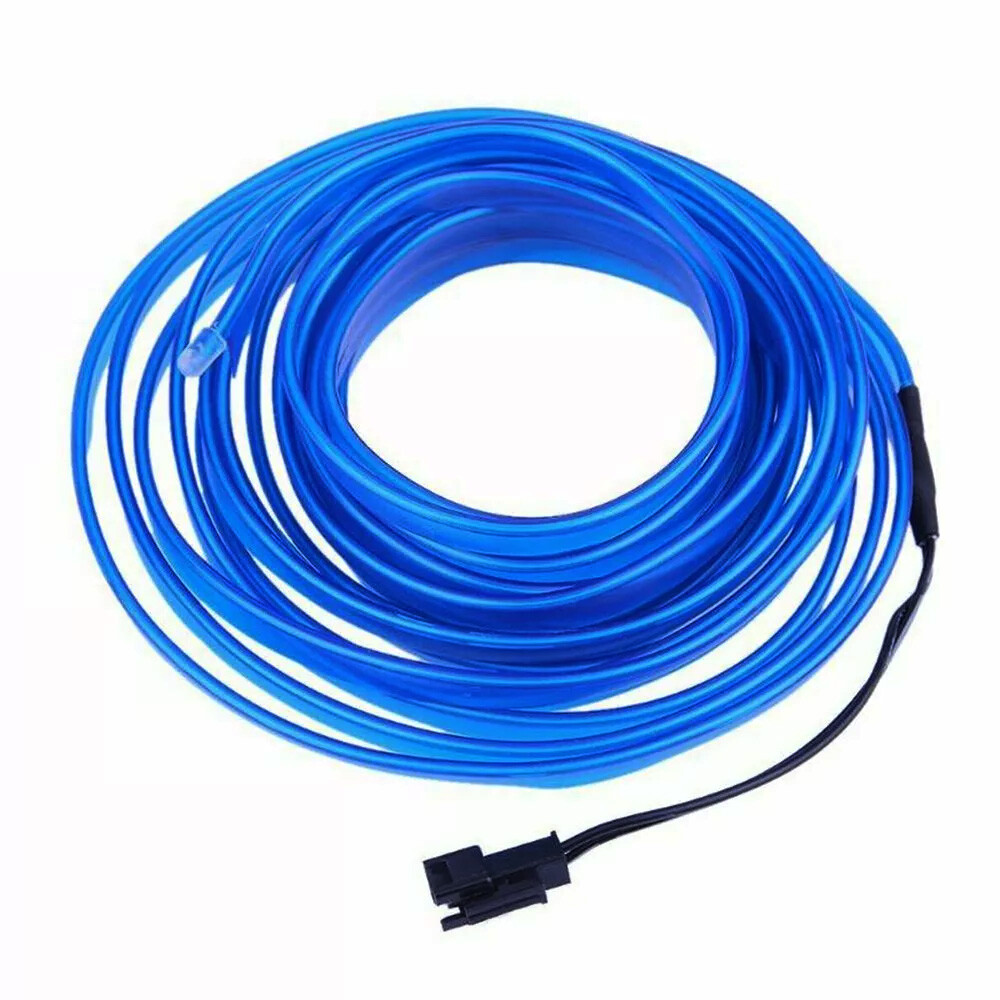 2m Blue LED Car Interior Decorative Atmosphere Wire Strip Light Accessories - Image 1