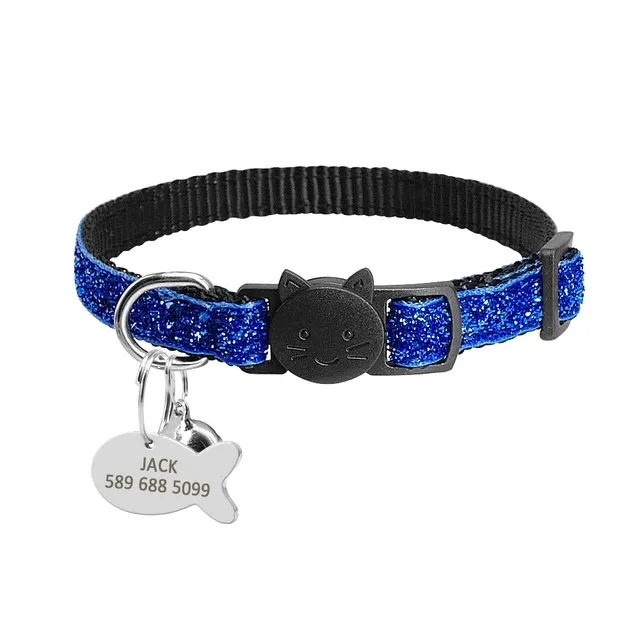 Safety Breakaway Cat Collars Quick Release Kitten Bling Blue - Shop at LoveMi