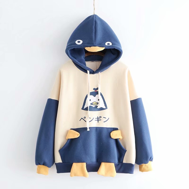 Navy penguin plus velvet