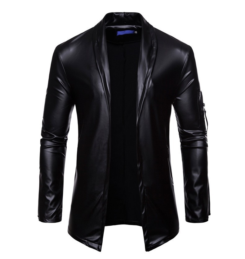 Title 9, Veste de moto en cuir PU élastique pour homme, ...