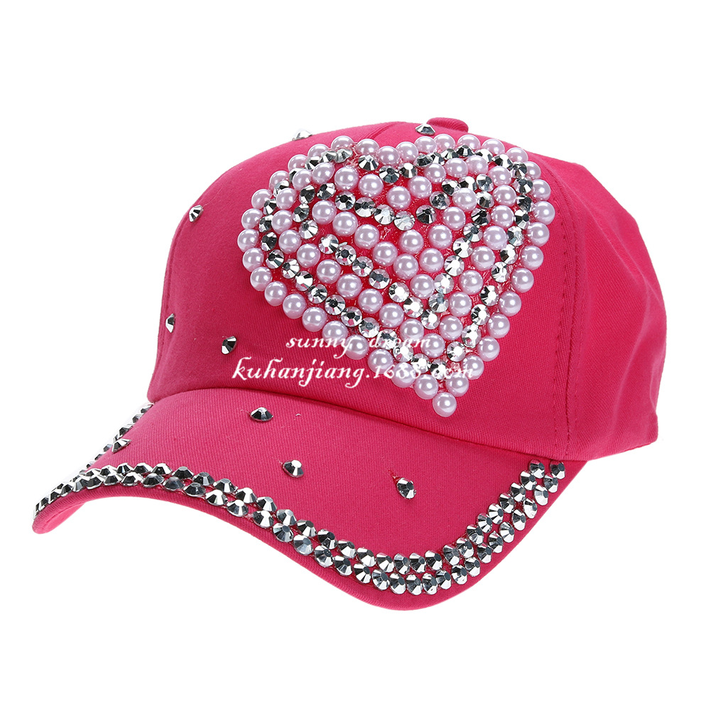 Love Cap With Pearls And Diamonds