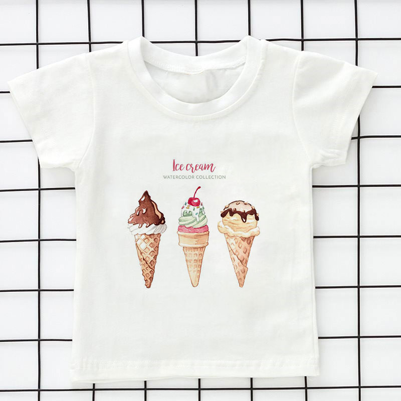 Children's Digital Printing 3D T-shirt Cartoon Short Sleeve Spring And Summer Top
