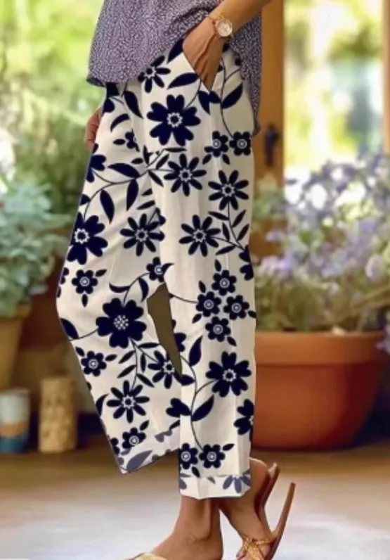 Women's Printed Trousers Style4 - Shop at LoveMi