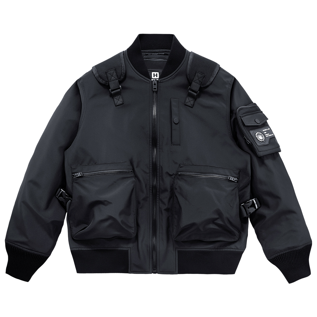 Function Wind Coat Men's Spring And Autumn Style Trend Ins Multi-pocket