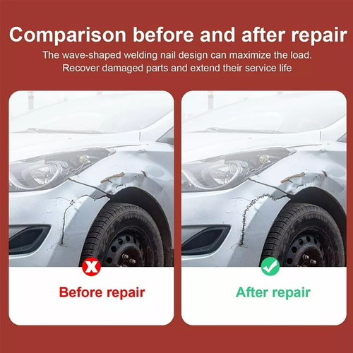 Stapler Car Bumper Fender Welding Welder Gun Plastic Kit Repair With Staples — image 7