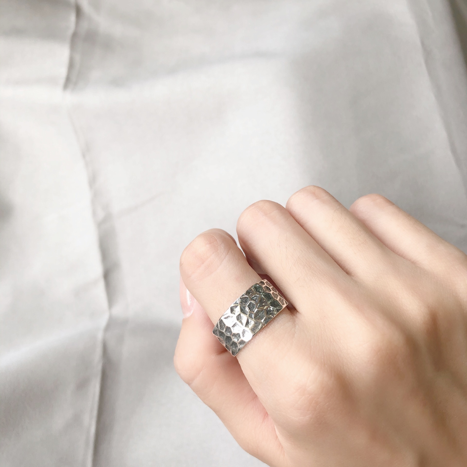 S925 Sterling Silver Irregular Index Finger Wild Joint Ring