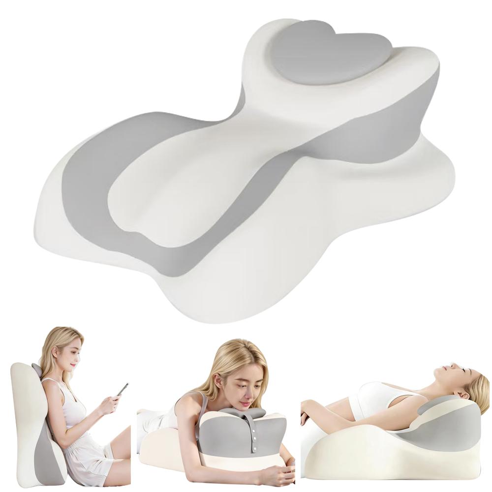 Ergonomic Heart-shaped Memory Foam Chest Support Pillow, Cute Backrest Cushion To Relieve Pressure,Self-pickup Only