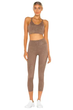 Bronzing Cross Sling Elastic Sports Fitness Yoga Suit - Yoga Set-S - View 1