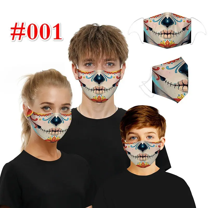 Casual Dust Mask Fashion 3D Digital Printing