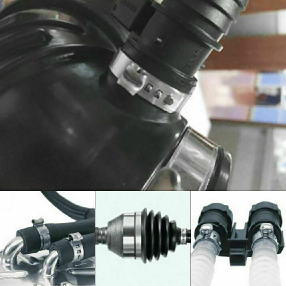 Stainless-Steel Axle Joint Crimp Clamp Kit Set Of 30