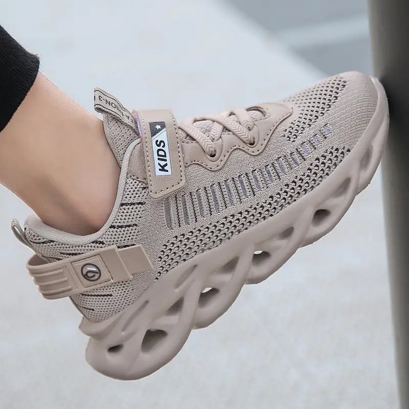 Children's Sports Mesh Breathable Knitted Shoes