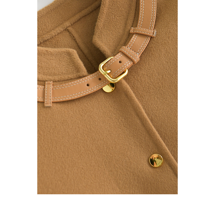 Double Face Tweed Coat For Women