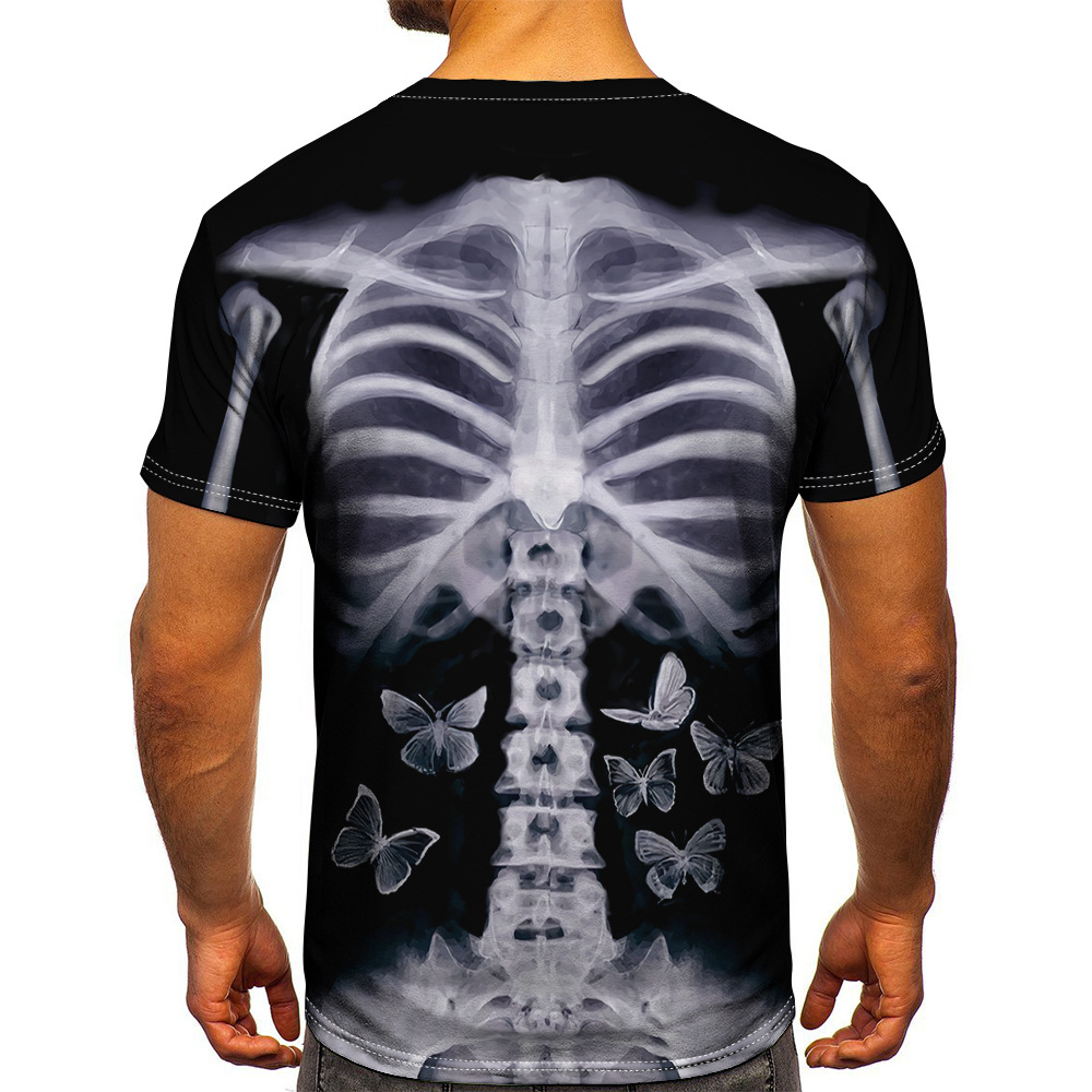 Title 7, 3D-Digitaldruck Kurzarm T-Shirt für Damen und H...