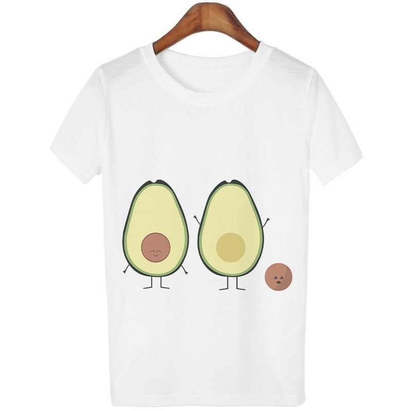 Title 5, Camiseta vegetariana con estampado de aguacate ...