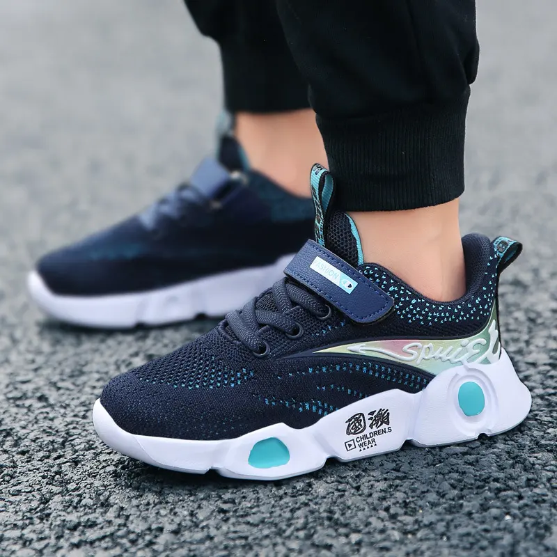 Children's New Men's Flying Knitted Sneakers