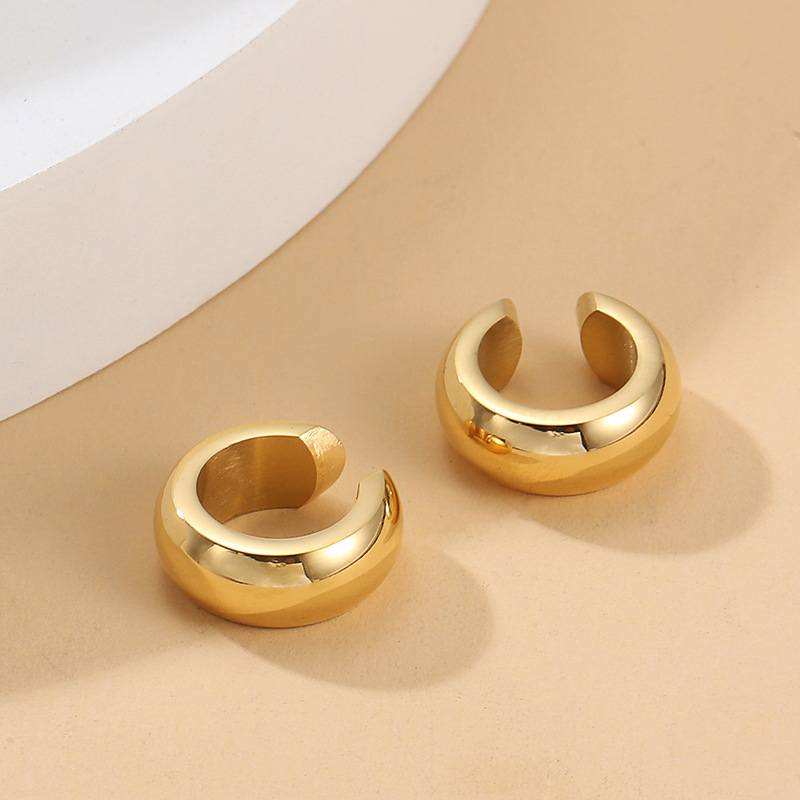 Title 3, No Pierced Gospel Simple Elegant Metal Ear Clip...