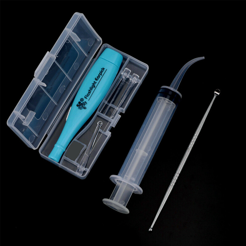 Tonsil Stone Extractor & LED Earwax Removal Tool Kit Oral Care Ear Pick Remover