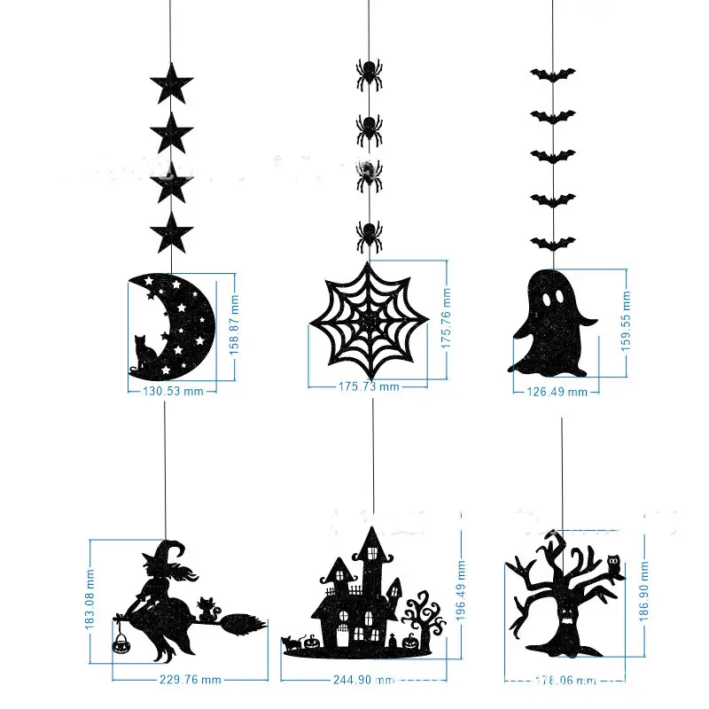 Halloween Decoration Garland Hanging Spider Female