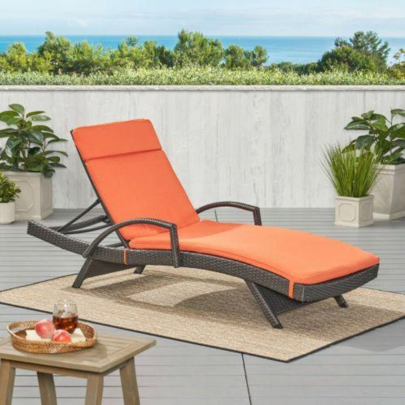 Two Salem Outdoor Lounge Chair Cushions, Lounge Chair Not Included.