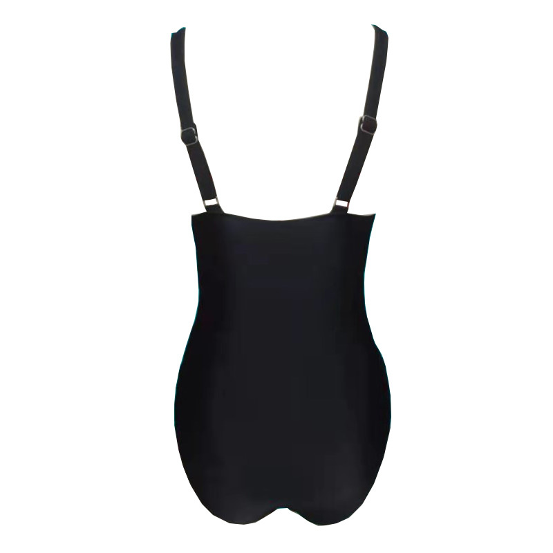 Women's Summer White Lotus Strap One Piece Halter Bikini - Image 4