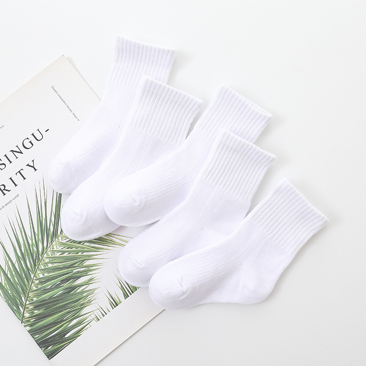 Children's Cotton Mid-tube Sports And Leisure Socks