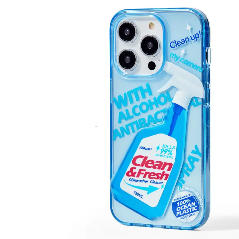 Transparent Blue 14promax Mobile Phone Case Is Suitable For Individuality