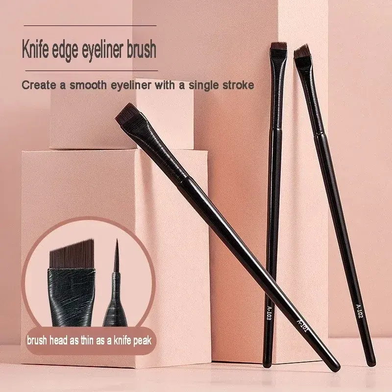 Eyebrow Eyeliner Brush Portable Small Angle Makeup