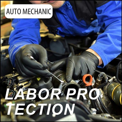 Touchscreen nitrile gloves for field service and industrial workers