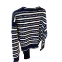 Blue And White Strips