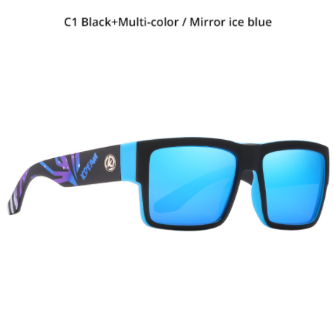 Fashion Colorful Outdoor Fishing Glasses Men's Sports Sunglasses C1 - Shop at LoveMi