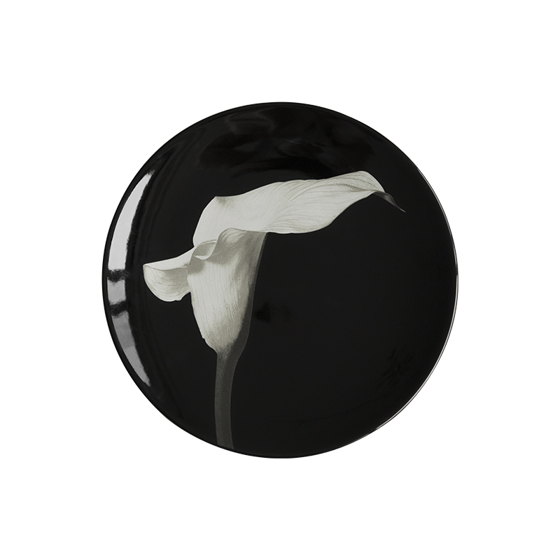 Calla lily ceramic plate